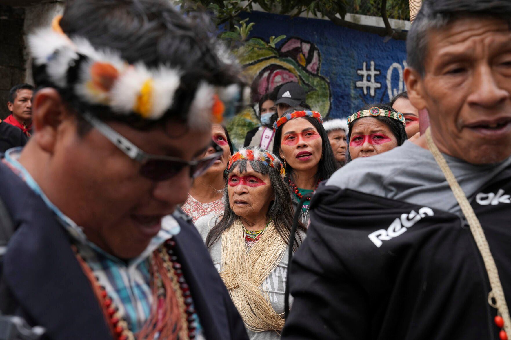 APTOPIX Ecuador Protest